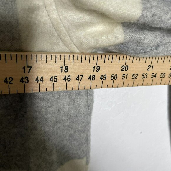 Fjallraven Gray White Plaid Check Canada Wool Flannel Shirt - Picture 10 of 11